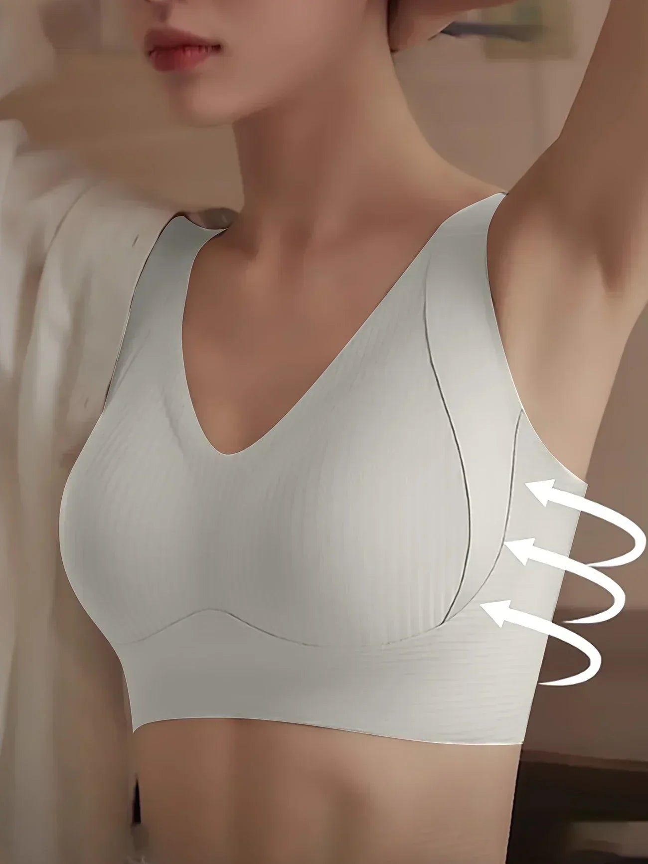Wireless Seamless Sports Bra