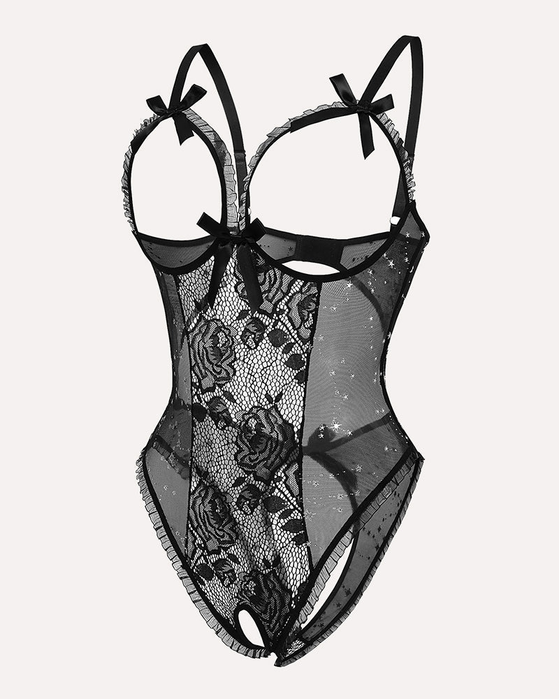 Christmas Lace Mini Bodysuit