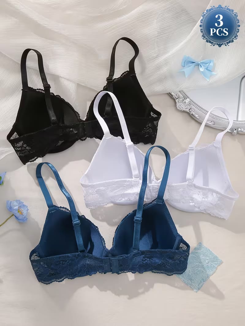 Anti sagging push up bra(Pack of 3).