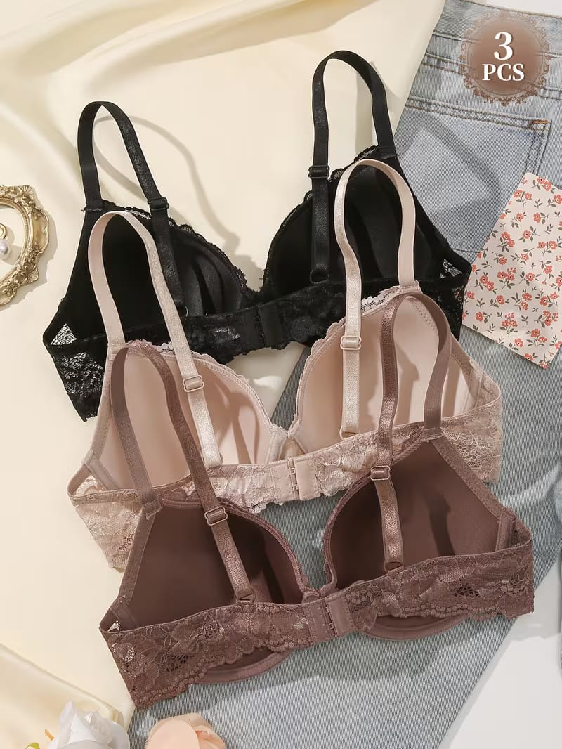 Anti sagging push up bra(Pack of 3).