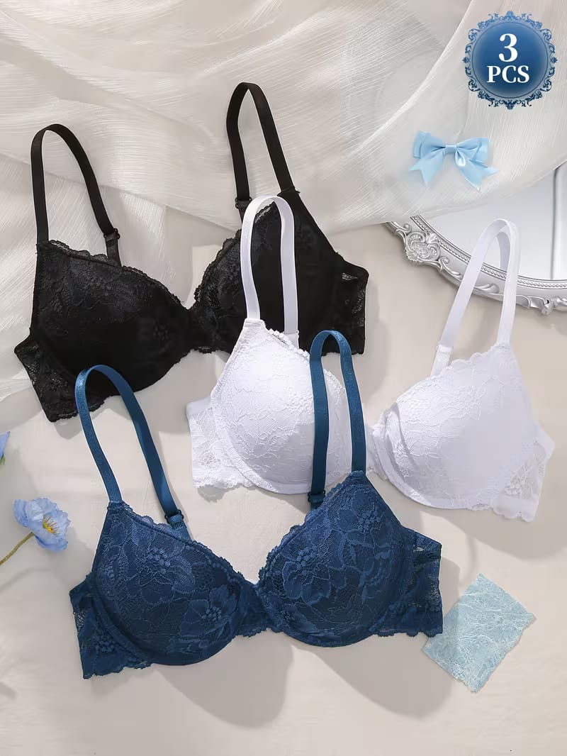Anti sagging push up bra(Pack of 3).